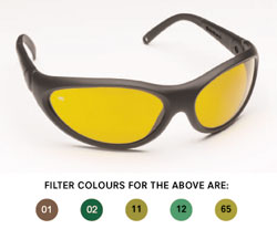 Deluxe IR semi wrap around Anti-Glare Glasses